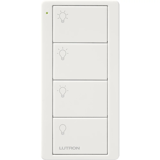 Group One Lutron PJ2-4B-WH-L31P -  Pico, 4 Button, Scene, Light Icons