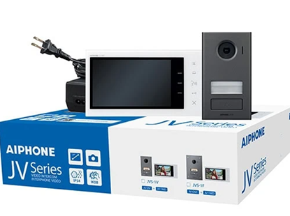 Group One Aiphone JVS-1V - Door Entry Intercom Kit, Audio/Video, 7" Monitor, Surface Door Station