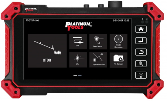 Group One Platinum Tools PT-OTDR-100 - OTDR Tester for Fiber and Category Cable