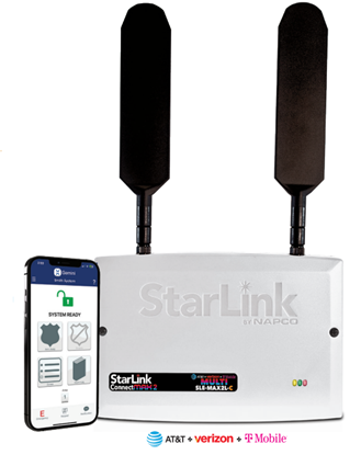Group One Napco SLE-MAX2L-C - StarLinkMAX2, Intrusion, Tri-Carrier, App Support