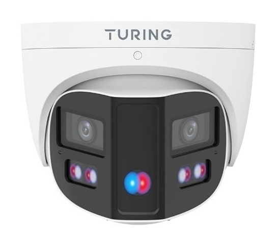 Group One Turing TP-X2EAD8MPR-1Y - The TP-X2EAD8MPR-1Y from Turing is a Smart Series panoramic dual-sensor Turret camera