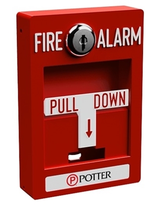 Group One Potter PAD100-PSSA - Single Action Addressable Pull Station