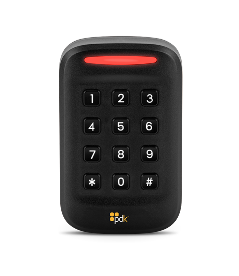 Group One PDK RKPBV2 - Red Reader/Keypad V2, Single Gang, 13.56MHz, 125KHz, & Mobile
