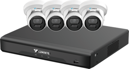 Group One - Luminys K54-4D1A2 - 4 Ch LumiDeterrent 5MP IP Kit