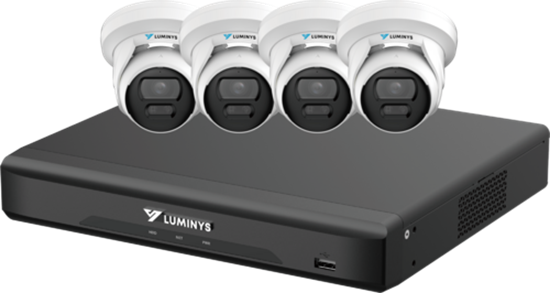 Group One - Luminys K54-4D1A2 - 4 Ch LumiDeterrent 5MP IP Kit