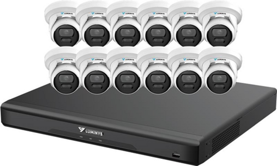 Group One - Luminys K5T-16D2A4 - 16 Ch LumiDeterrent 5MP Kit
