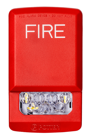 Group One Potter PE-STRC -  red LED ceiling fire strobe