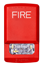 Group One Potter PE-STRC -  red LED ceiling fire strobe