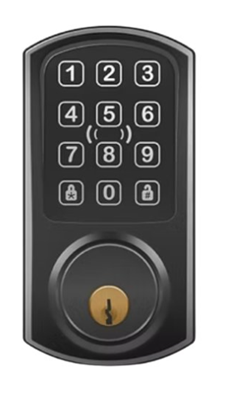 Group One Prodata Key RLDBPKB -  Cloud managed deadbolt lock with a black finish